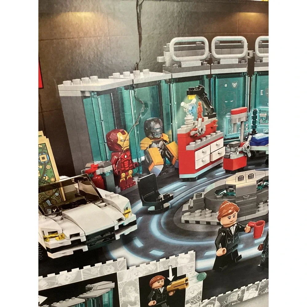 LEGO Marvel Iron Man‎ Armory 76216 Infinity Saga Building Set 496 Pieces NEW